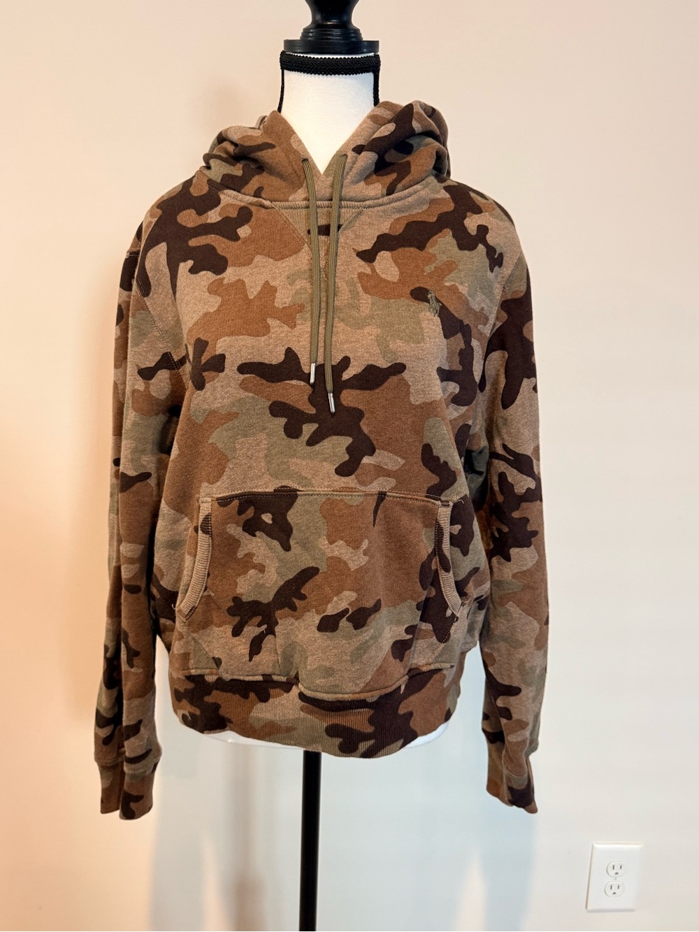 Polo Camouflage Pullover Hoodie